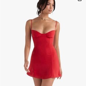 Women's V-Neck Floral Sling Slim Chiffon Dress